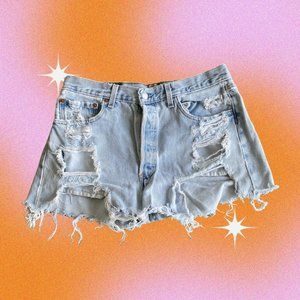 Reworked Vintage Levi's Denim Shorts
